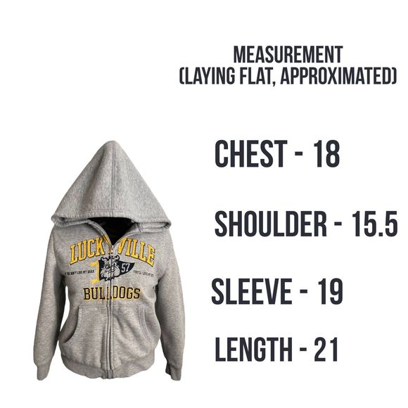 Lucky Brand Full Zip Gray Hoodie Boy’s Size M 10/12 - Picture 11 of 11